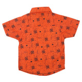 Boys Printed Casual Shirt - Orange, Kids, Boys Shirts, Chase Value, Chase Value