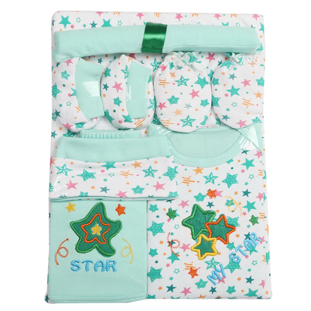 Newborn Sleeping Gift Set - Light Green, Kids, Newborn Boys Sets And Suits, Chase Value, Chase Value