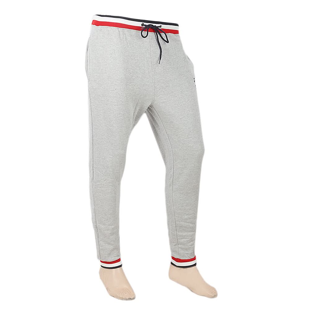 Men's Fleece Yarn Dyed Trouser - Light Grey, Men, Lowers And Sweatpants, Chase Value, Chase Value