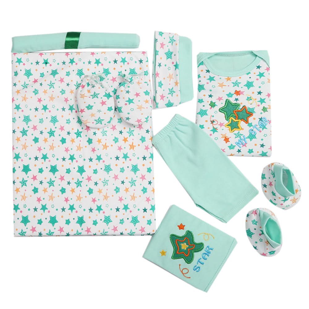 Newborn Sleeping Gift Set - Light Green, Kids, Newborn Boys Sets And Suits, Chase Value, Chase Value