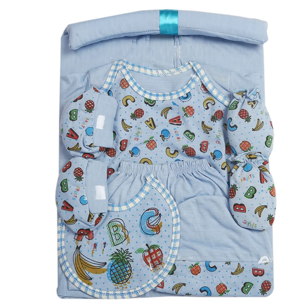Newborn Suit 8pcs gift Sets - Light Blue, Kids, Newborn Boys Sets And Suits, Chase Value, Chase Value