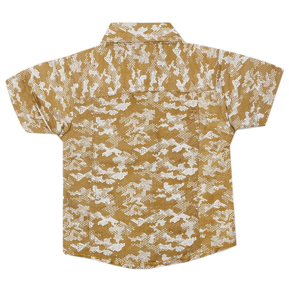 Boys Printed Casual Shirt - Gold, Kids, Boys Shirts, Chase Value, Chase Value