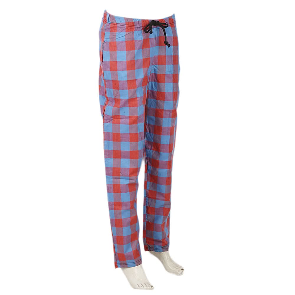 Men's Knitted Trouser - Blue & Red, Men, Lowers And Sweatpants, Chase Value, Chase Value