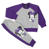 Girls Full Sleeves Suit 2Pcs - Purple, Girls Suits, Chase Value, Chase Value