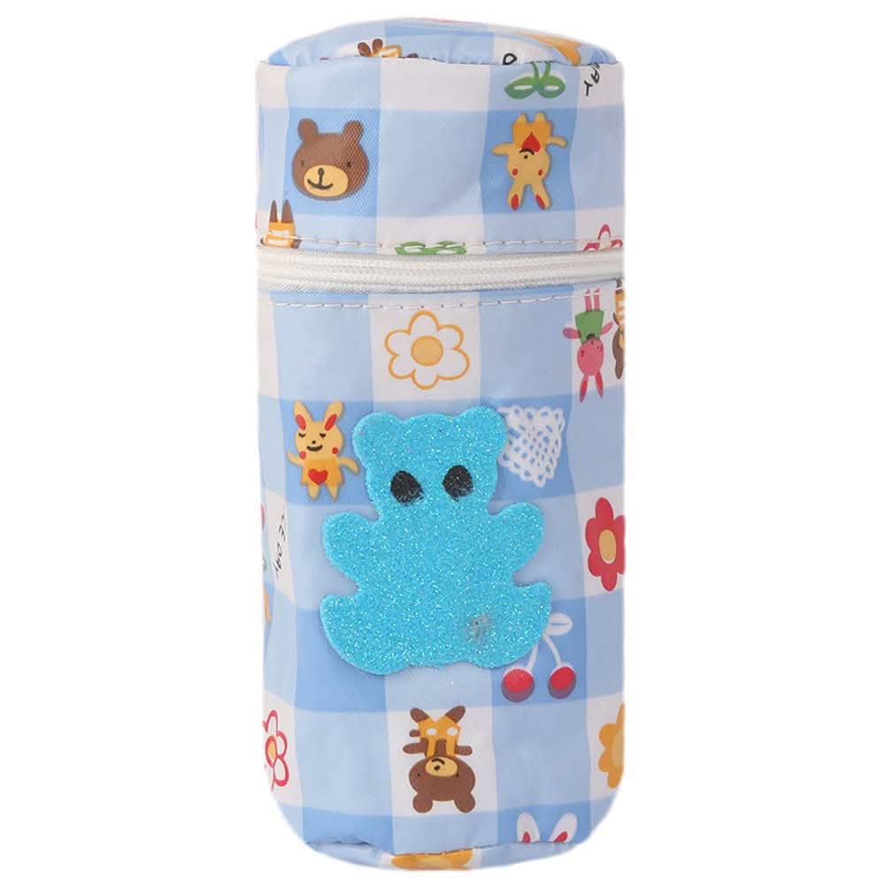 Printed Feeder Cover with Zip - Blue, Kids, Feeding Supplies, Chase Value, Chase Value