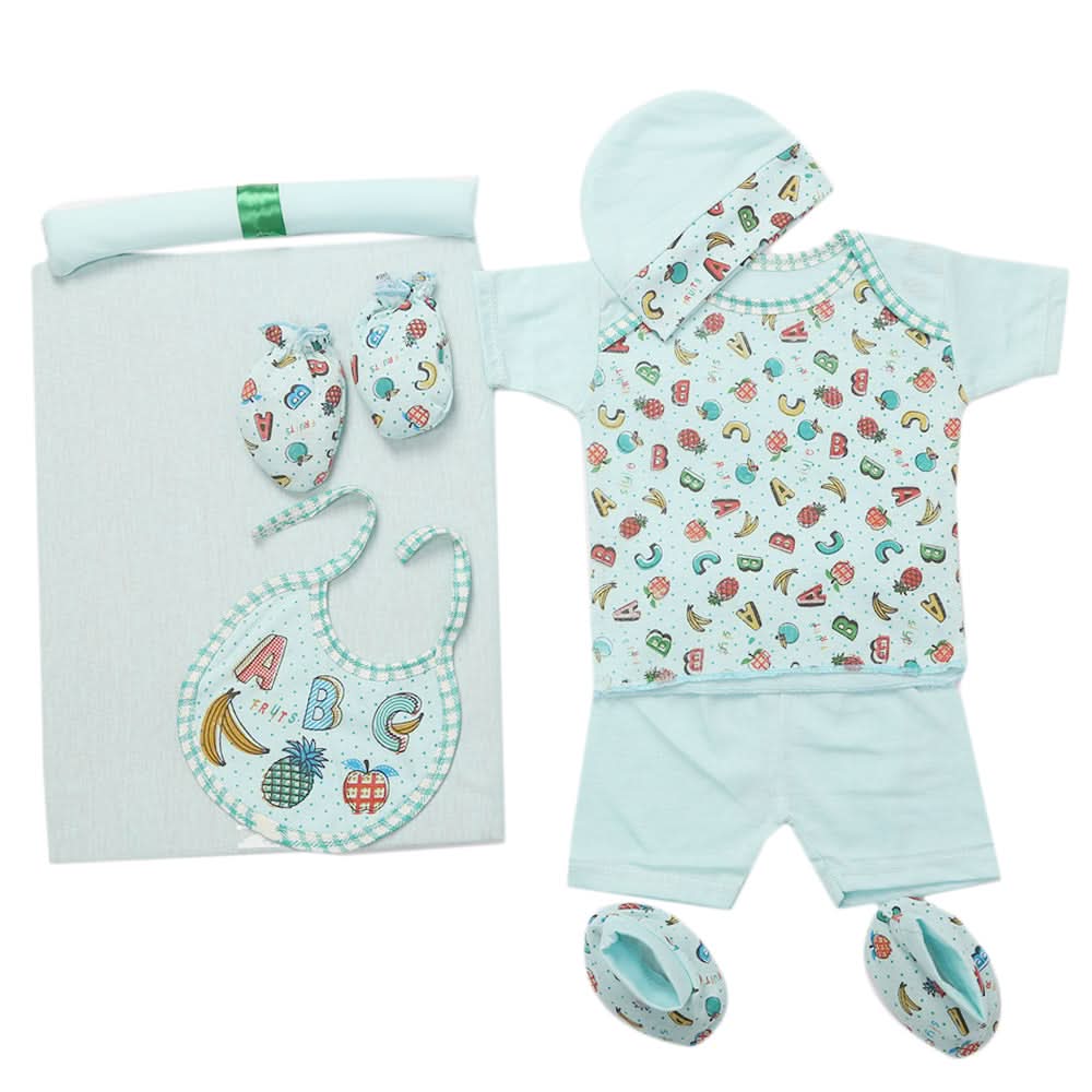 Newborn Suit 8pcs gift Sets - Light Green, Kids, Newborn Boys Sets And Suits, Chase Value, Chase Value