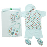 Newborn Suit 8pcs gift Sets - Light Green, Kids, Newborn Boys Sets And Suits, Chase Value, Chase Value