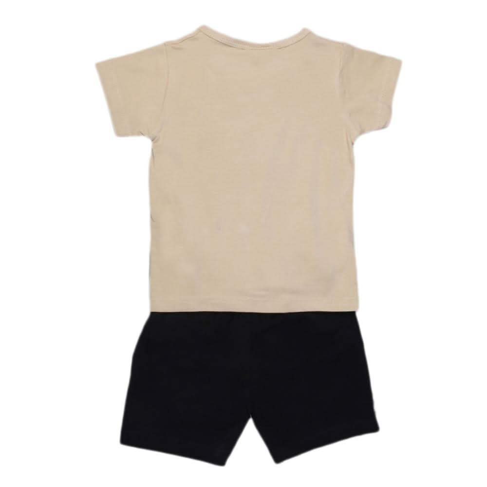 Newborn Boys Suits 2Pcs - Beige, Kids, New Born Boys Sets And Suits, Chase Value, Chase Value