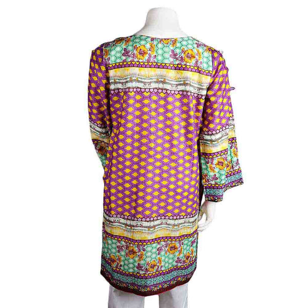 Women's Printed Lawn Kurti - Multi, Women's Fashion, Chase Value, Chase Value