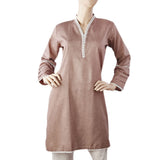 Women's Fancy Kurti - Light Brown, Women Ready Kurtis, Chase Value, Chase Value