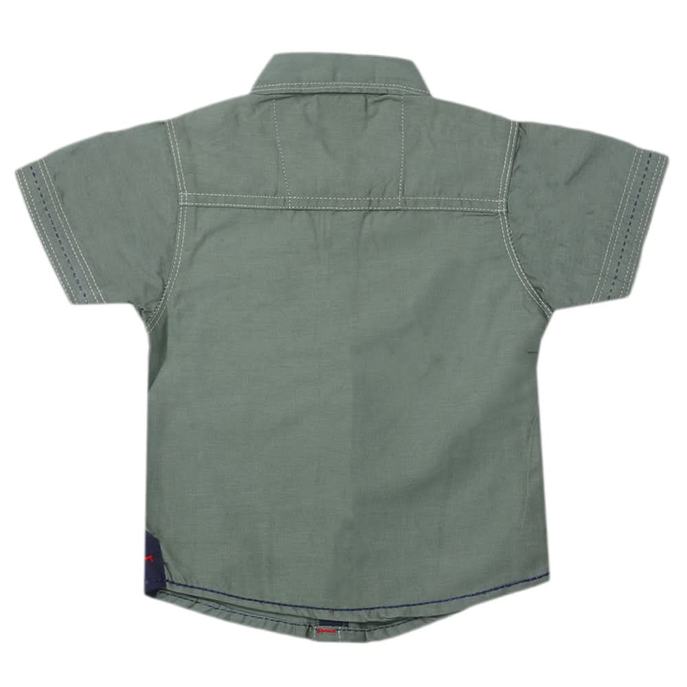 Boys Plain Casual Shirt - Green, Kids, Boys Shirts, Chase Value, Chase Value