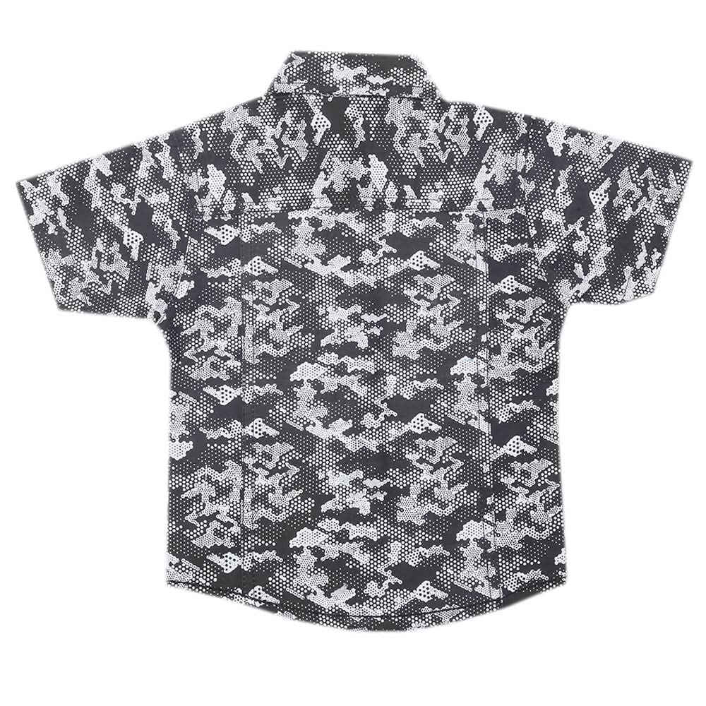 Boys Printed Casual Shirt - Black, Kids, Boys Shirts, Chase Value, Chase Value