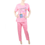 Women's 2 Piece Night Suit - Pink, Women, Night Suit, Chase Value, Chase Value