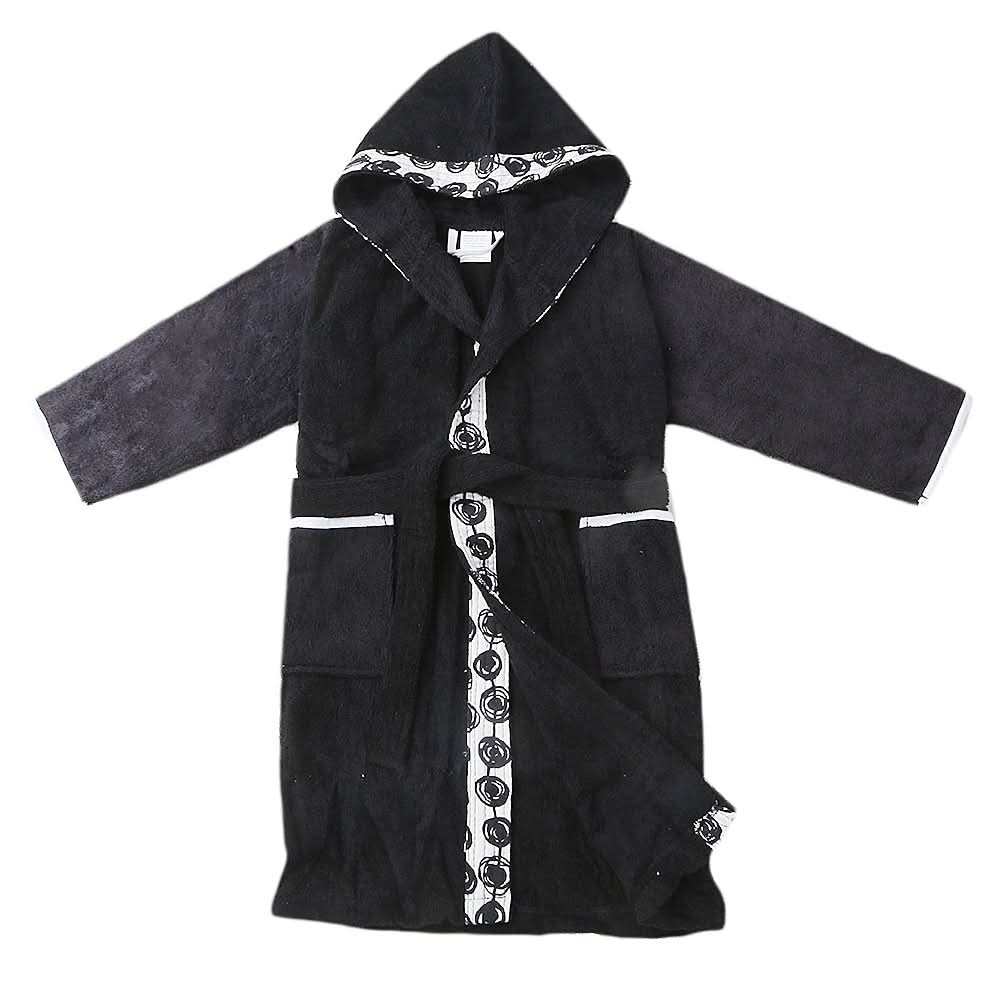 Kids Bathrobe Velour - Multi, Kids, Bath Accessories, Chase Value, Chase Value
