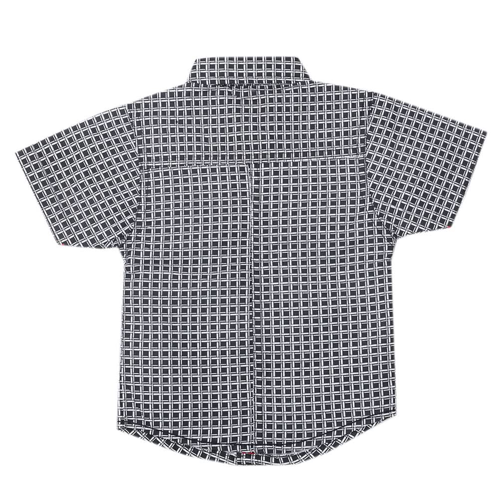 Boys Printed Casual Shirt - Black, Kids, Boys Shirts, Chase Value, Chase Value