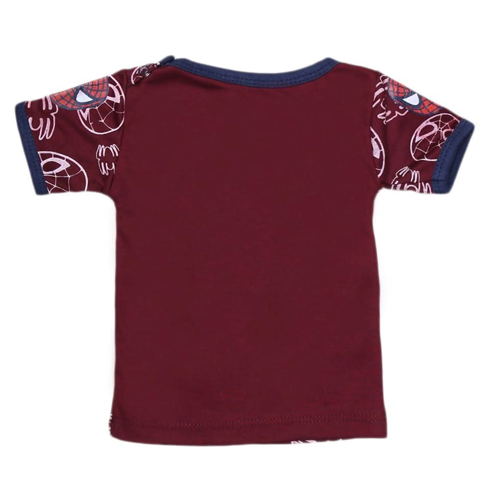 Newborn boys T-shirt - Maroon, Kids, NB Boys Shirts And T-Shirts, Chase Value, Chase Value