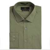 Men's Eminent Full Sleeves Formal Shirt - Olive Green, Men's Shirts, Eminent, Chase Value