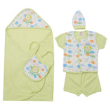 Newborn Suit 5pcs gift Sets - Light Green, Kids, Newborn Boys Sets And Suits, Chase Value, Chase Value