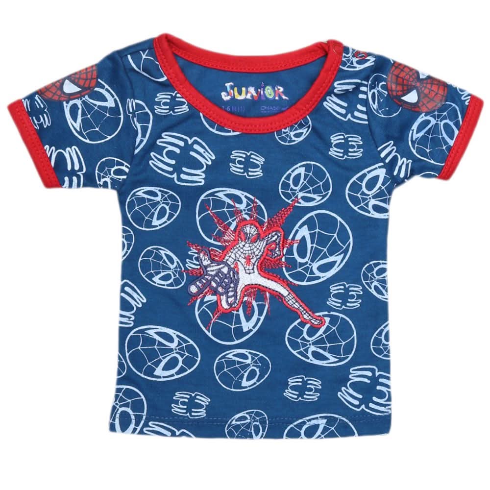 Newborn Boys T-shirt - Steel Blue, Kids, NB Boys Shirts And T-Shirts, Chase Value, Chase Value