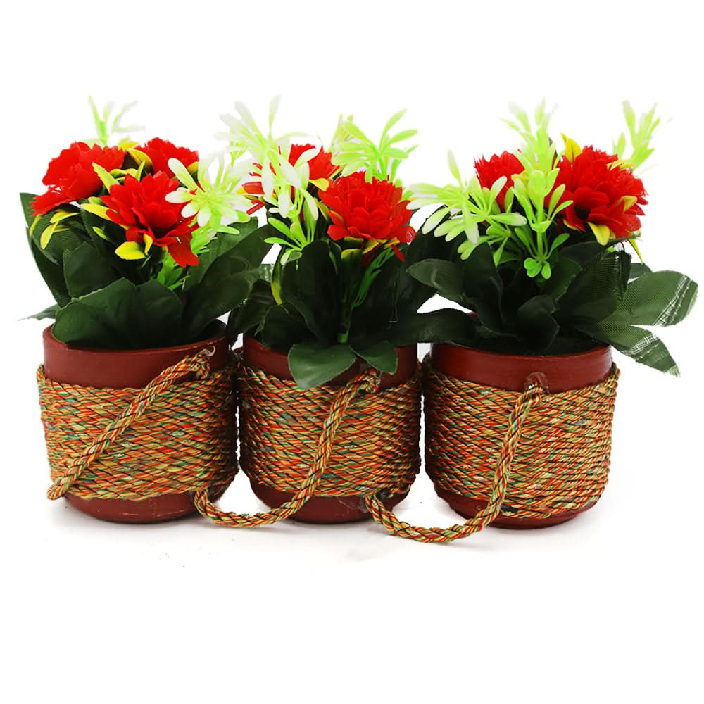 Hanging Flower 3 Pot - C, Decoration, Chase Value, Chase Value