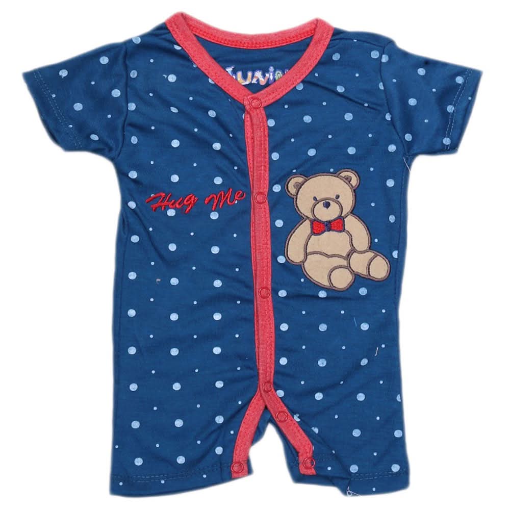 Newborn Boys Romper - Steel Blue, Kids, NB Boys Rompers, Chase Value, Chase Value