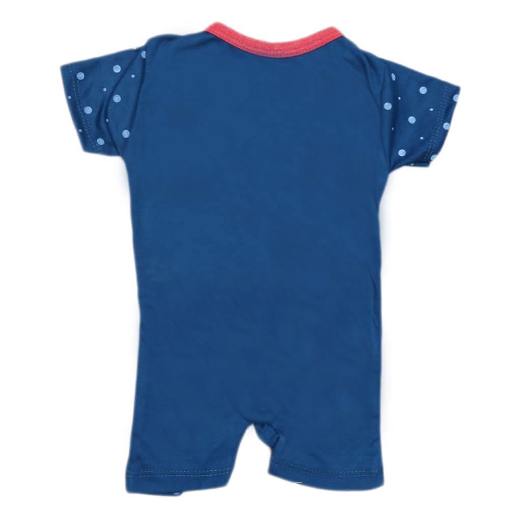 Newborn Boys Romper - Steel Blue, Kids, NB Boys Rompers, Chase Value, Chase Value