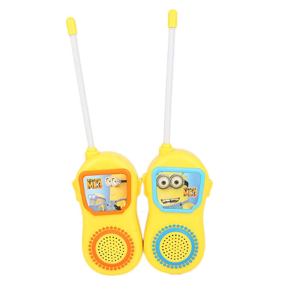 Minions Walkie Talkie 2 Piece Set - Yellow, Kids, Non-Remote Control, Chase Value, Chase Value
