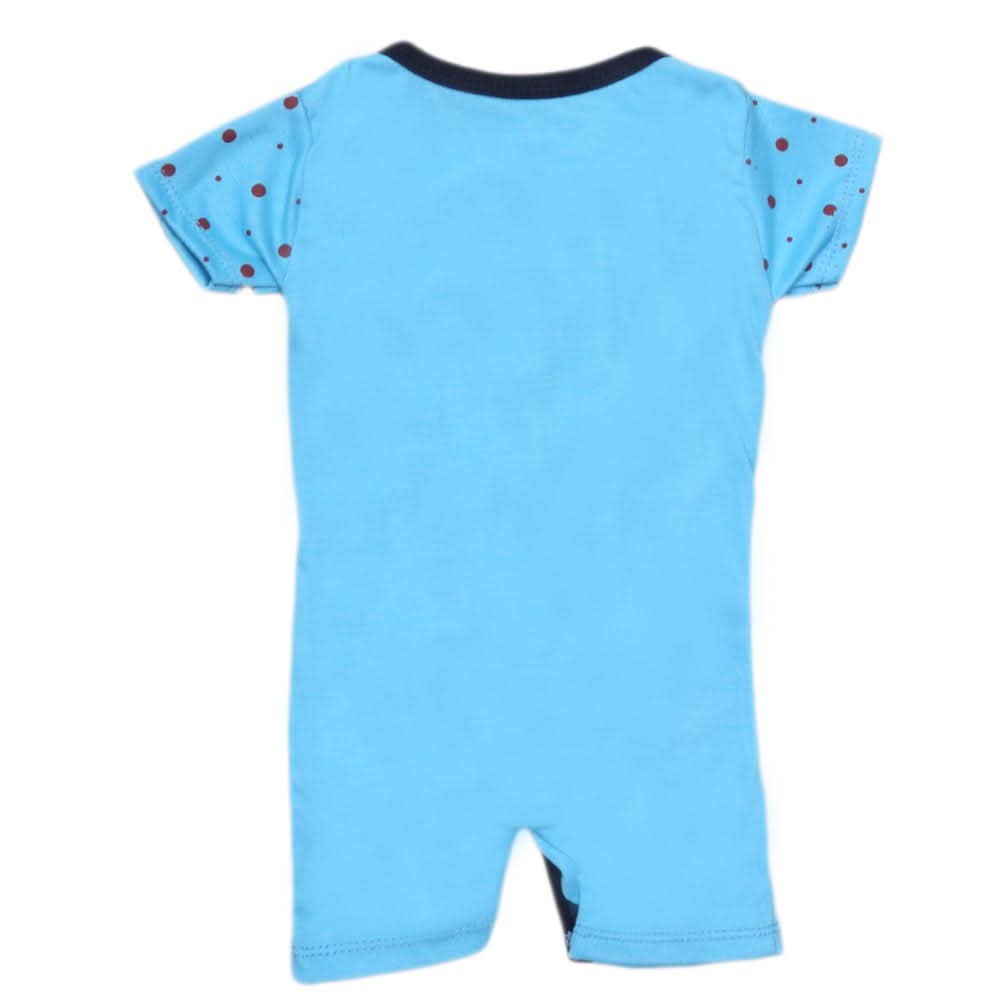 Newborn Boys Romper - Light Blue, Kids, NB Boys Rompers, Chase Value, Chase Value