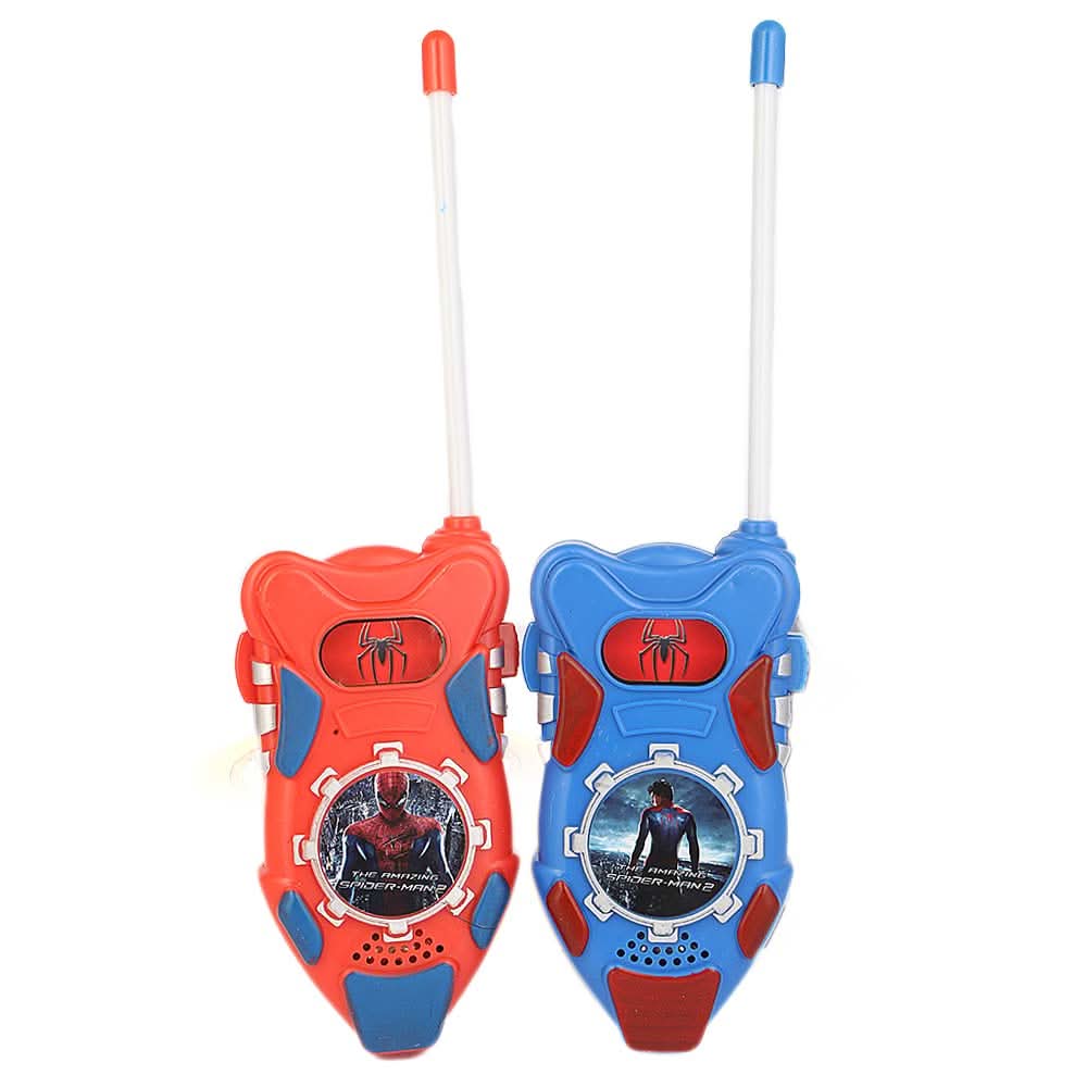 Spider-Man Walkie Talkie 2 Piece Set - Red, Kids, Non-Remote Control, Chase Value, Chase Value