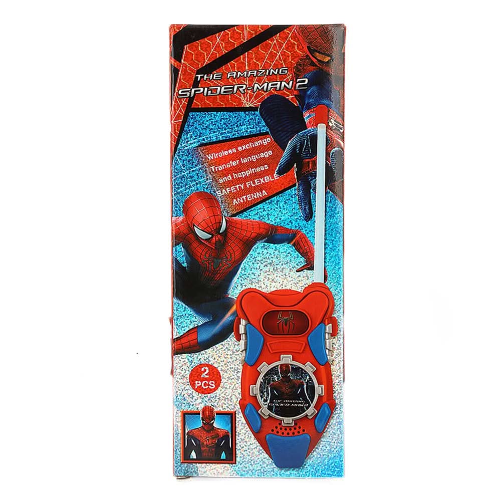 Spider-Man Walkie Talkie 2 Piece Set - Red, Kids, Non-Remote Control, Chase Value, Chase Value