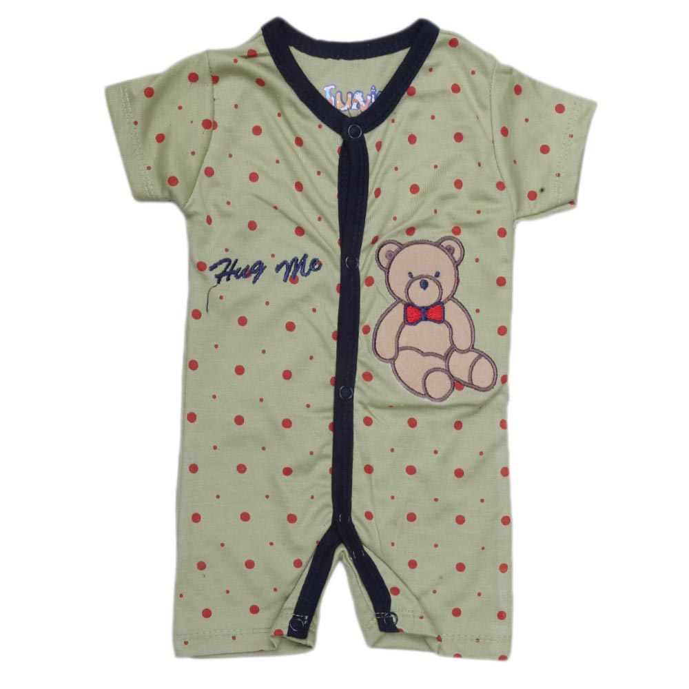 Newborn Boys Romper - Light Green, Kids, NB Boys Rompers, Chase Value, Chase Value