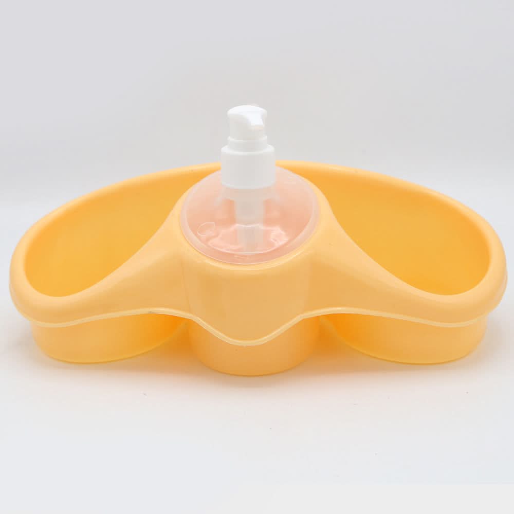 Sponge Holder With Soap Dispenser - Beige, Home & Lifestyle, Accessories, Chase Value, Chase Value