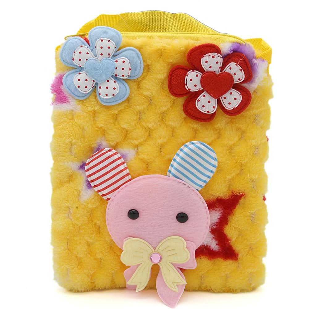 Girls Stuffed Bags 858 (851) - Yellow, Kids Clothes, Chase Value, Chase Value