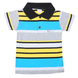 Boys Yarn Dyed T-Shirt - Multi, Kids, Boys T-Shirts, Chase Value, Chase Value