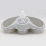 Sponge Holder With Soap Dispenser - Grey, Home & Lifestyle, Accessories, Chase Value, Chase Value