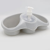 Sponge Holder With Soap Dispenser - Grey, Home & Lifestyle, Accessories, Chase Value, Chase Value