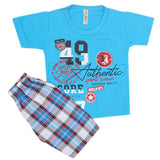 Boys Half Sleeves Suit - Blue, Kids, Boys Sets And Suits, Chase Value, Chase Value