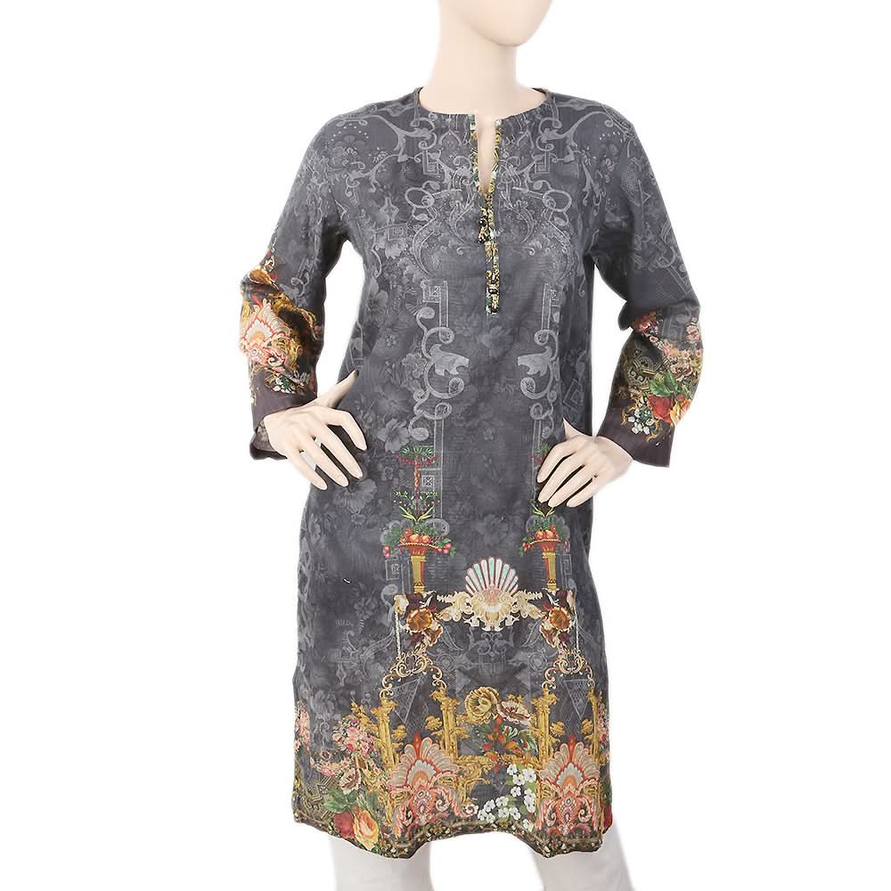 Women's Kurti - Grey, Women, Ready Kurtis, Chase Value, Chase Value