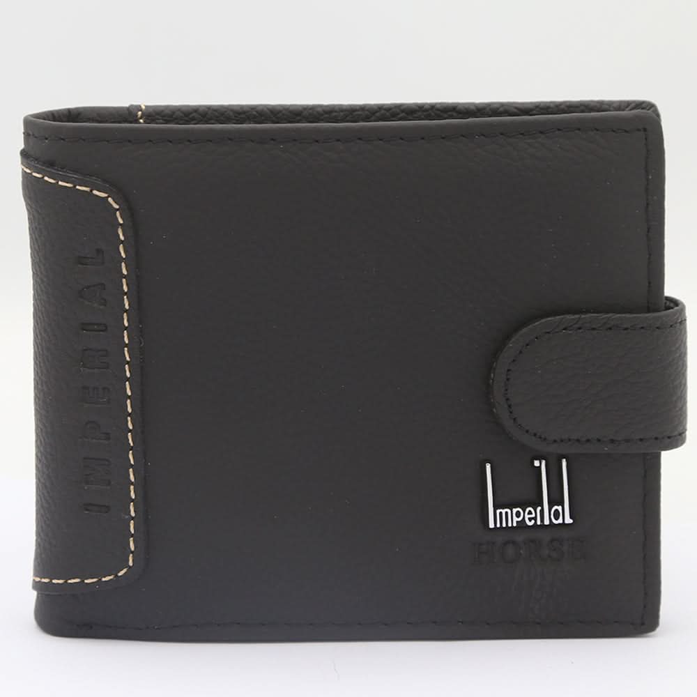 Men's Imperial Horse  Wallet - Black H-023, Men, Wallets, Chase Value, Chase Value