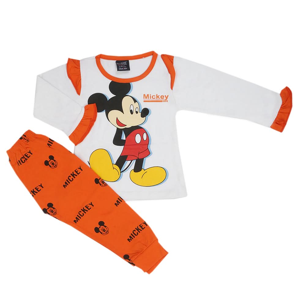 Girls Full Sleeves Suit - White, Girls Suits, Chase Value, Chase Value