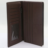 Men's Check Book Wallet - Coffee, Men, Wallets, Chase Value, Chase Value