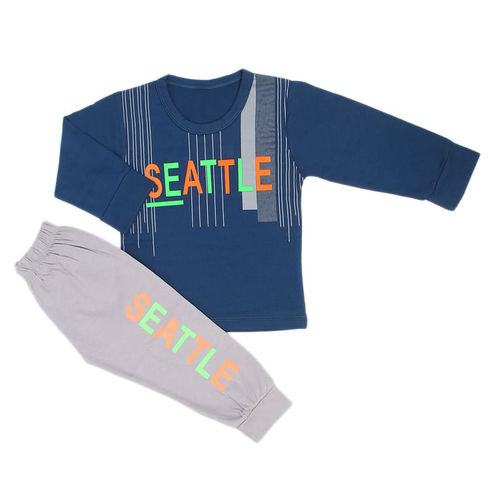 Boys Full Sleeves Suit - Steel Green, Boys Sets & Suits, Chase Value, Chase Value