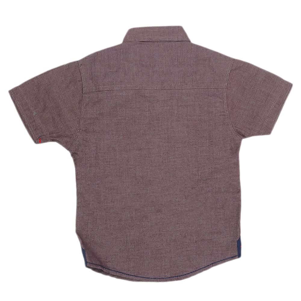 Boys Half Sleeves Casual Shirt - Brown, Kids, Boys Shirts, Chase Value, Chase Value