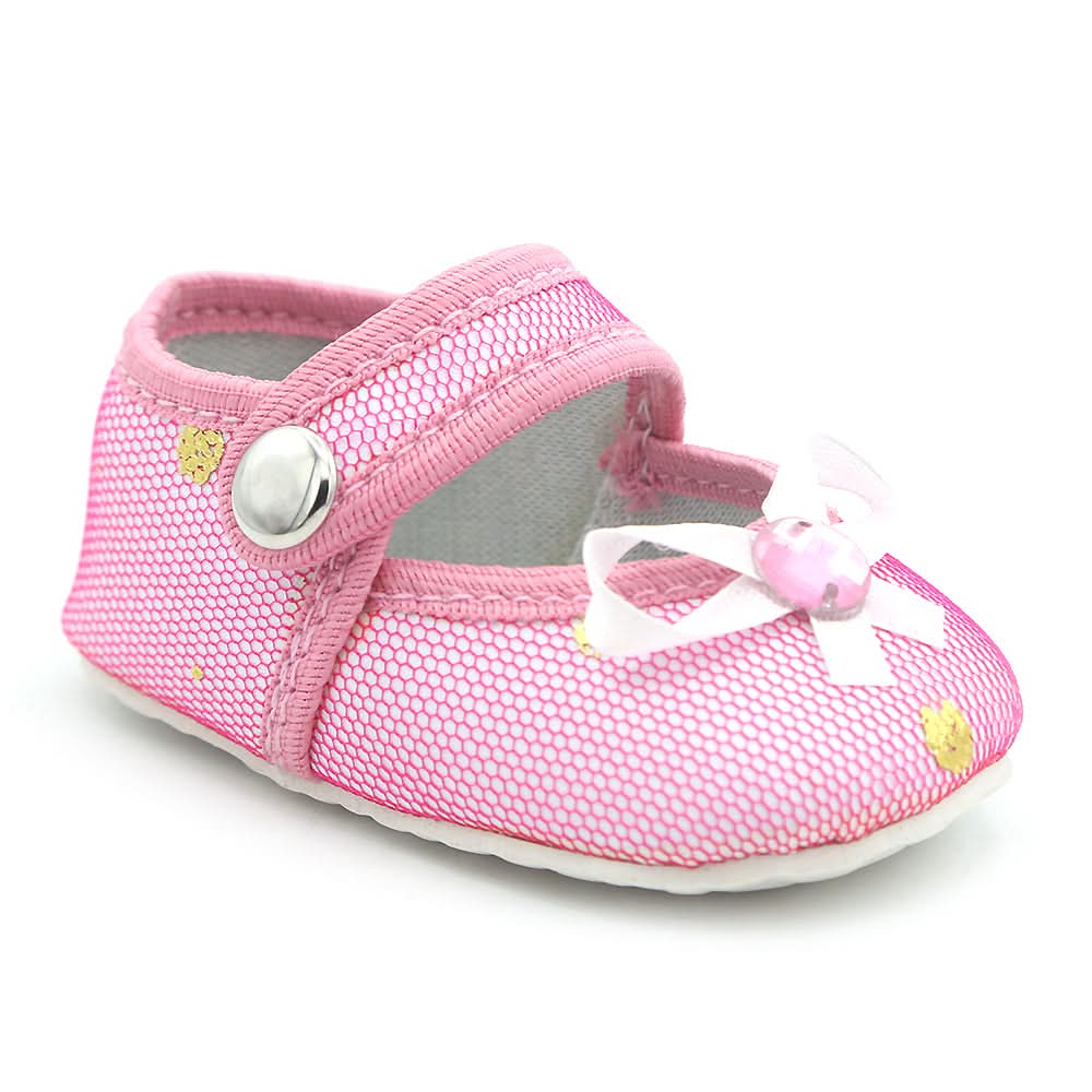 Newborn Girls Net Pumps - Pink, Kids, NB Shoes And Socks, Chase Value, Chase Value