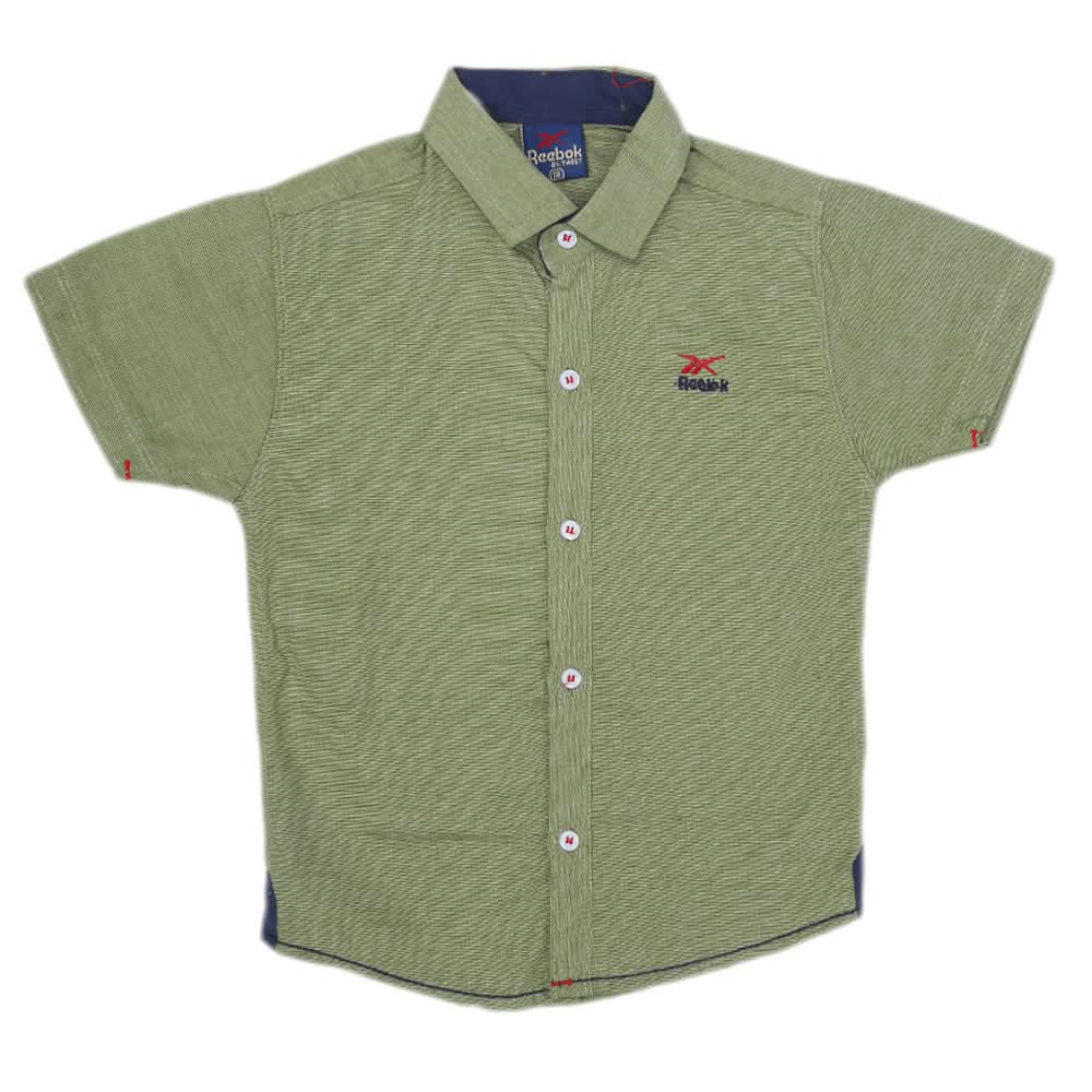 Boys Half Sleeves Casual Shirt - Green, Kids, Boys Shirts, Chase Value, Chase Value