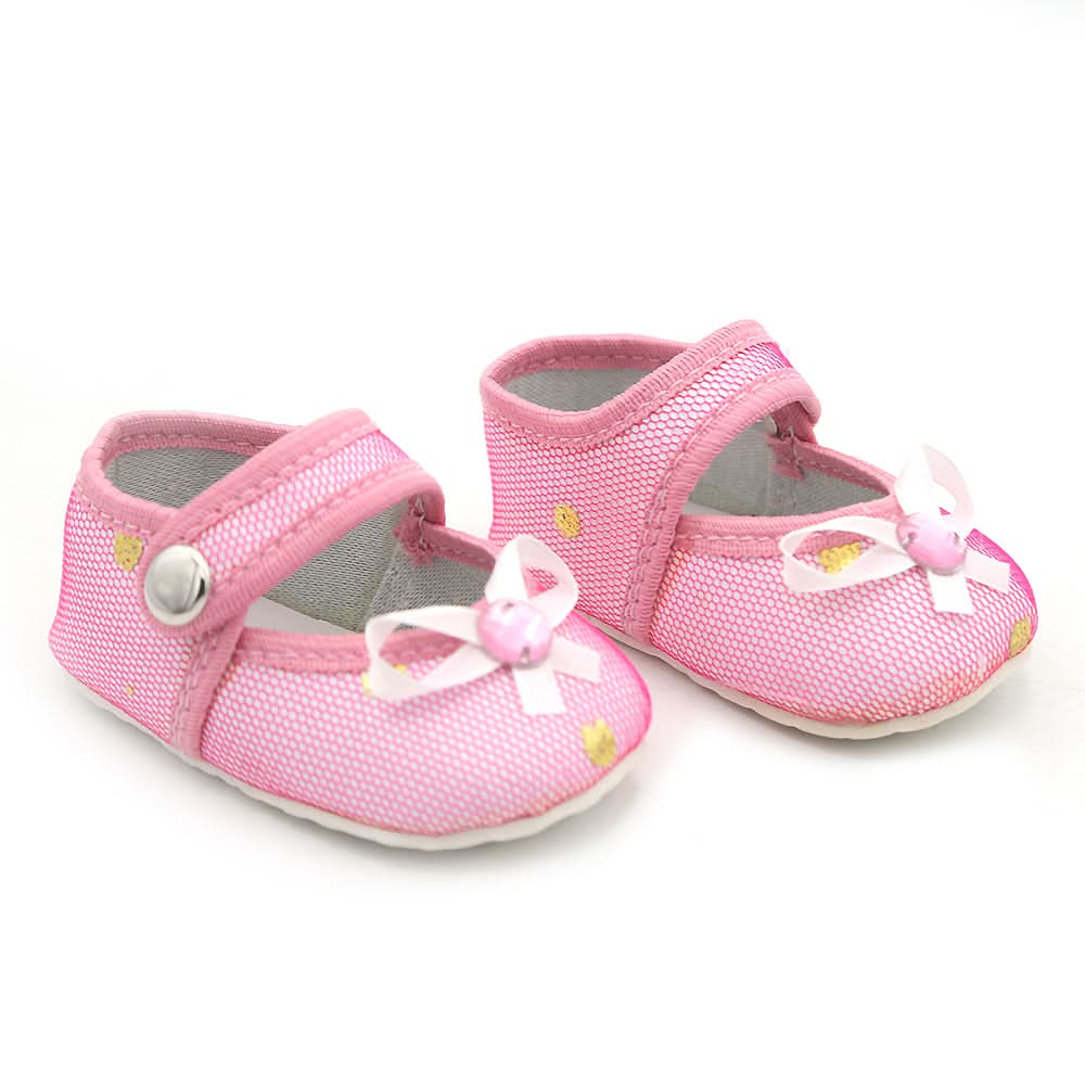 Newborn Girls Net Pumps - Pink, Kids, NB Shoes And Socks, Chase Value, Chase Value