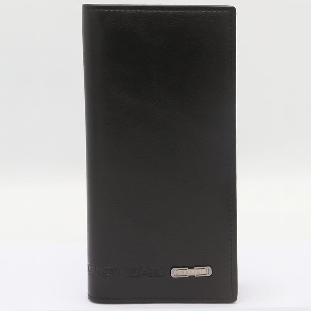 Men's Check Book Wallet - Black, Men, Wallets, Chase Value, Chase Value