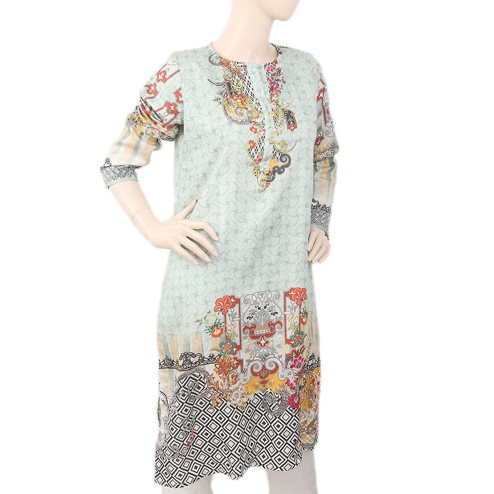 Women's Kurti - Sea Green, Women, Ready Kurtis, Chase Value, Chase Value
