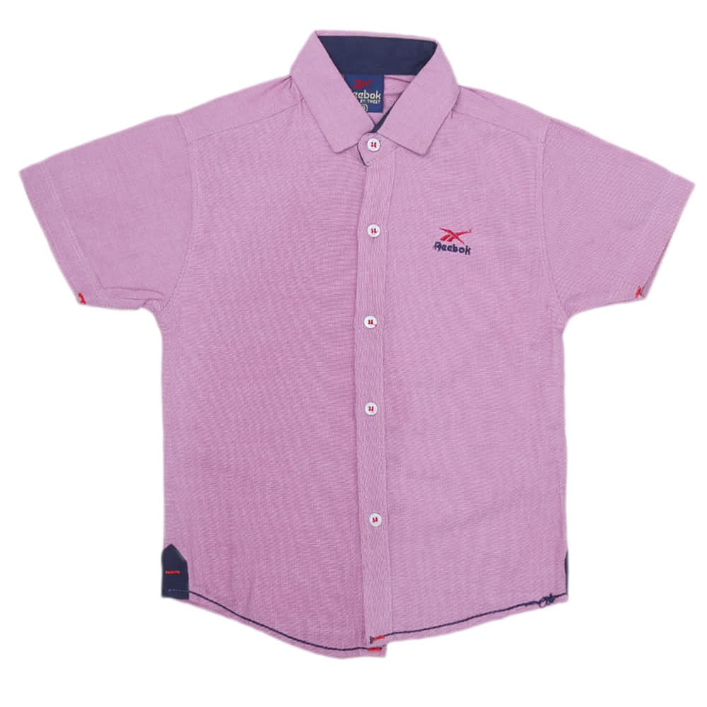 Boys Half Sleeves Casual Shirt - Purple, Kids, Boys Shirts, Chase Value, Chase Value