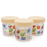 Plastic Jar 3 Piece Set Small - Fawn, Home & Lifestyle, Storage Boxes, Chase Value, Chase Value